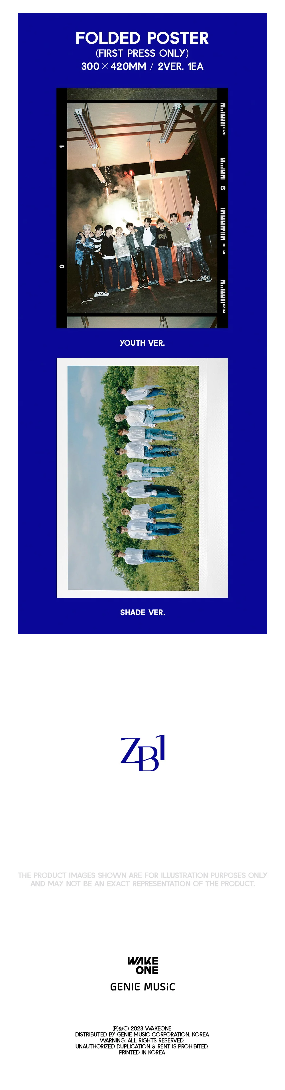ZEROBASEONE - YOUTH IN THE SHADE (1st Mini Album) - Image 6