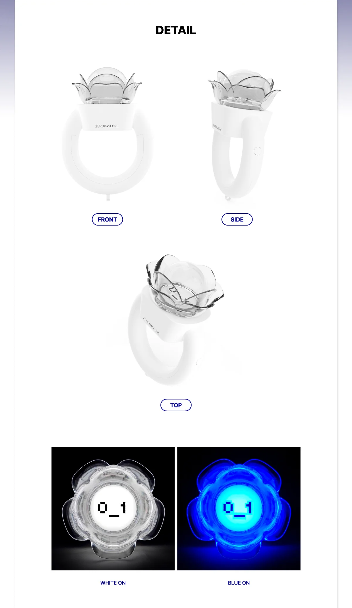 ZEROBASEONE ZB1 - Official Light Stick Fanlight - Image 3