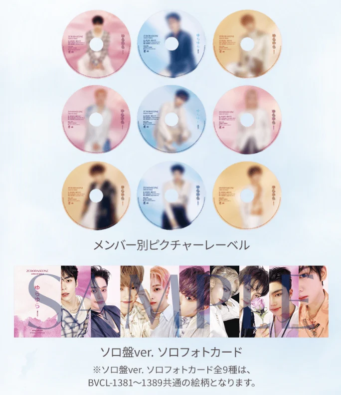 ZEROBASEONE - Yurayura - Unmei no Hana - JAPAN DEBUT [Limited Solo Edition] - Image 2