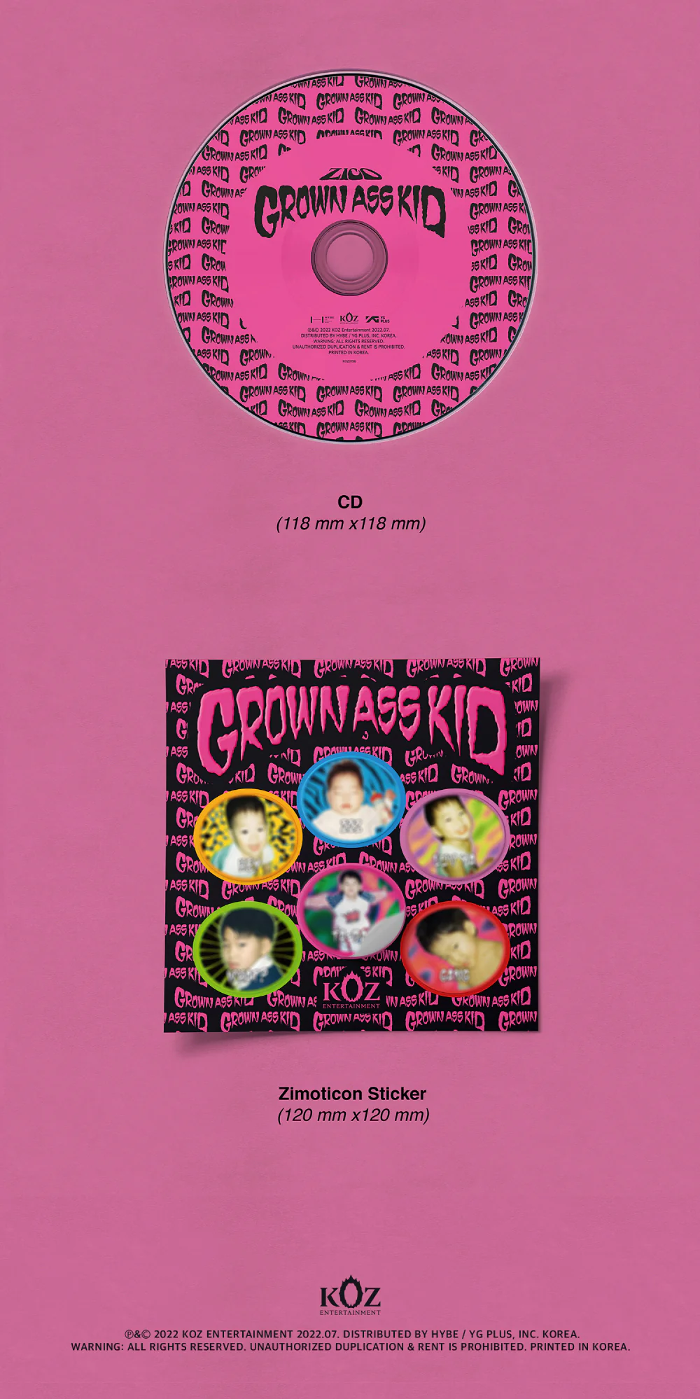 ZICO - Grown Ass Kid [Jewel Ver.] Album - Image 4